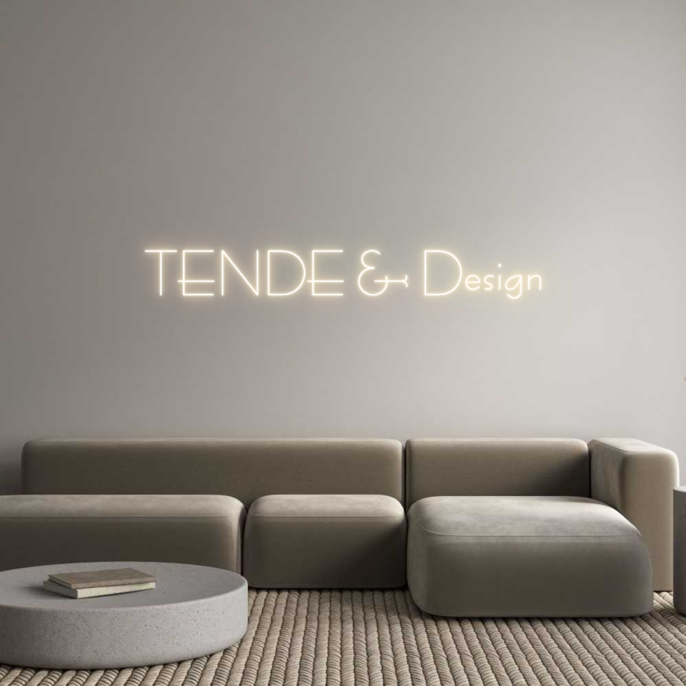 Custom Neon Sign Online Editor TENDE & Design