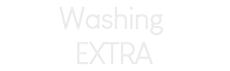 Mukautettu neonkyltin online-editorin pesu 
EXTRA