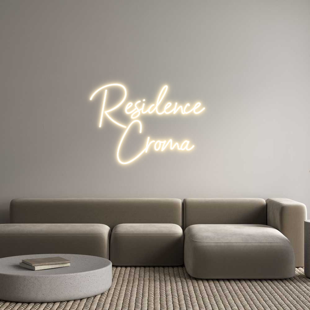 Custom Neon Sign Online Editor Residence  
...