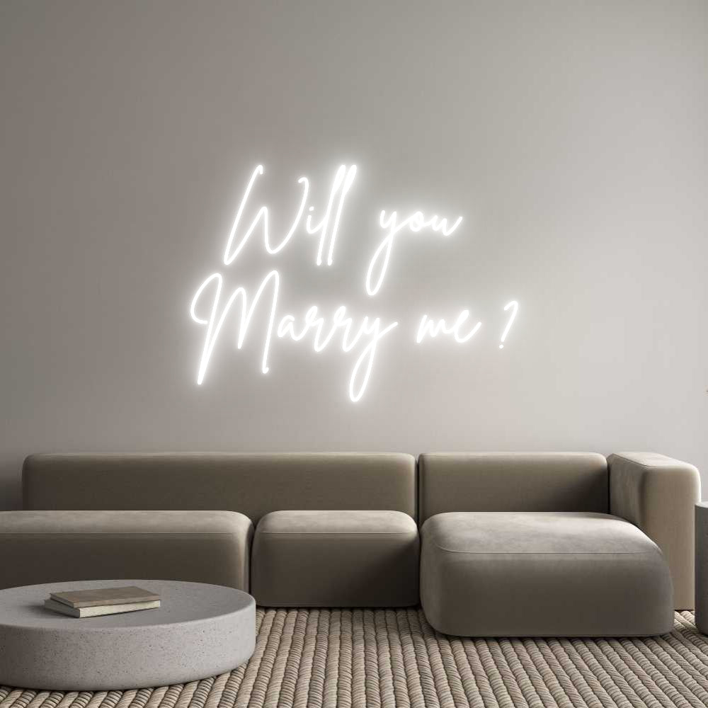 Custom Neon Sign Online Editor Will you 
Ma...