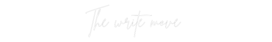 Custom Neon Sign Online Editor The write move