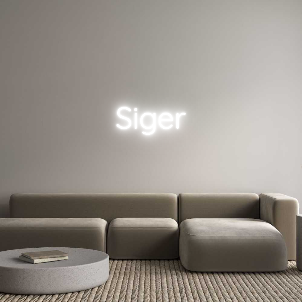 Custom Neon Sign Online Editor Siger