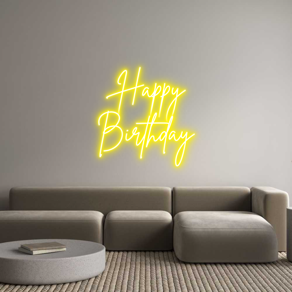 Custom Neon Sign Online Editor Happy
Syntymäpäivä