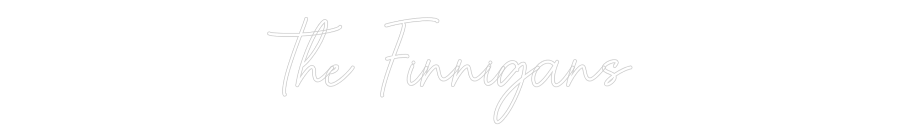 Custom Neon Sign Online Editor The Finnigans