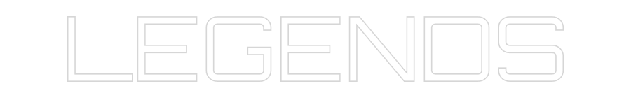 Editor online di insegne al neon personalizzate LEGENDS