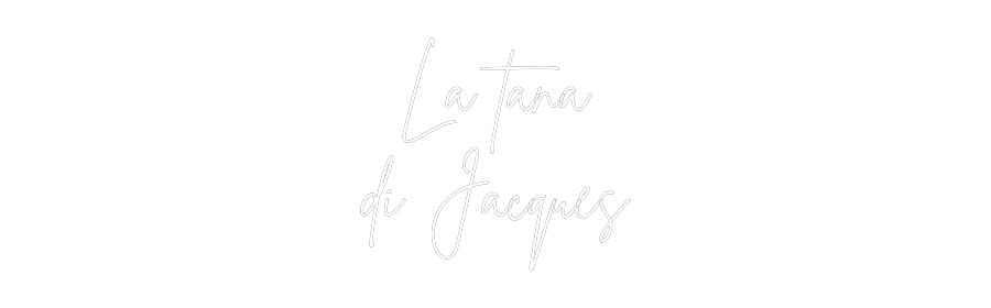 Custom Neon Sign Online Editor La tana
di J...