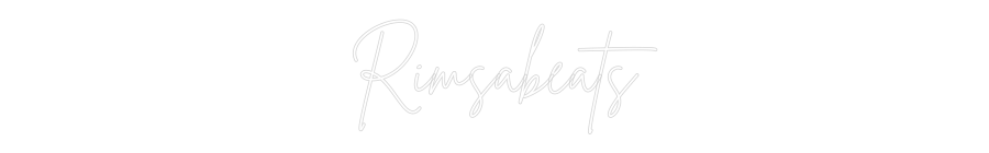 Custom Neon Sign Online Editor Rimsabeats