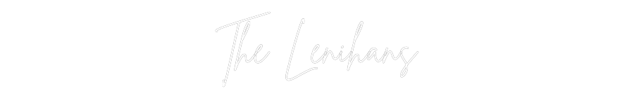 Custom Neon Sign Online Editor The Lenihans