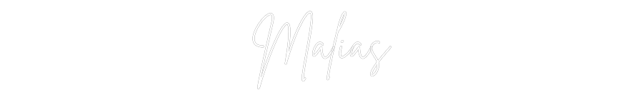 Custom Neon Sign Online Editor Malias
