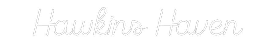 Custom Neon Sign Online Editor Hawkins Haven