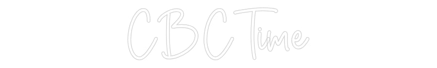 Custom Neon Sign Online Editor CBCTime