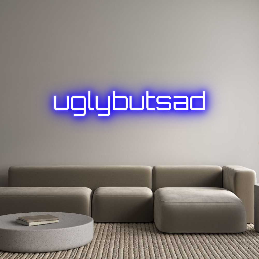 Custom Neon Sign Online Editor uglybutsad