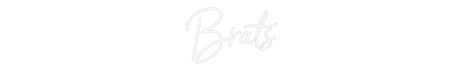 Custom Neon Sign Online Editor Brats