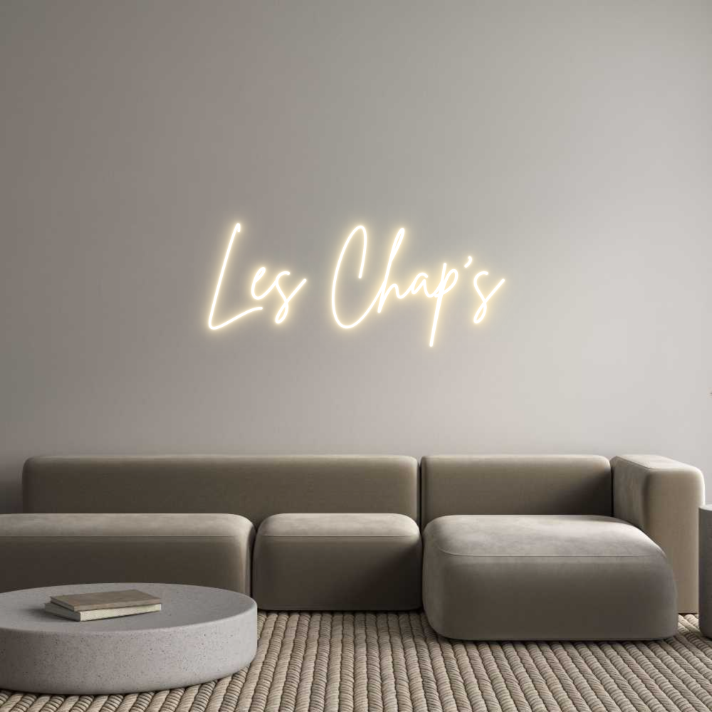 Custom Neon Sign Online Editor Les Chap's
