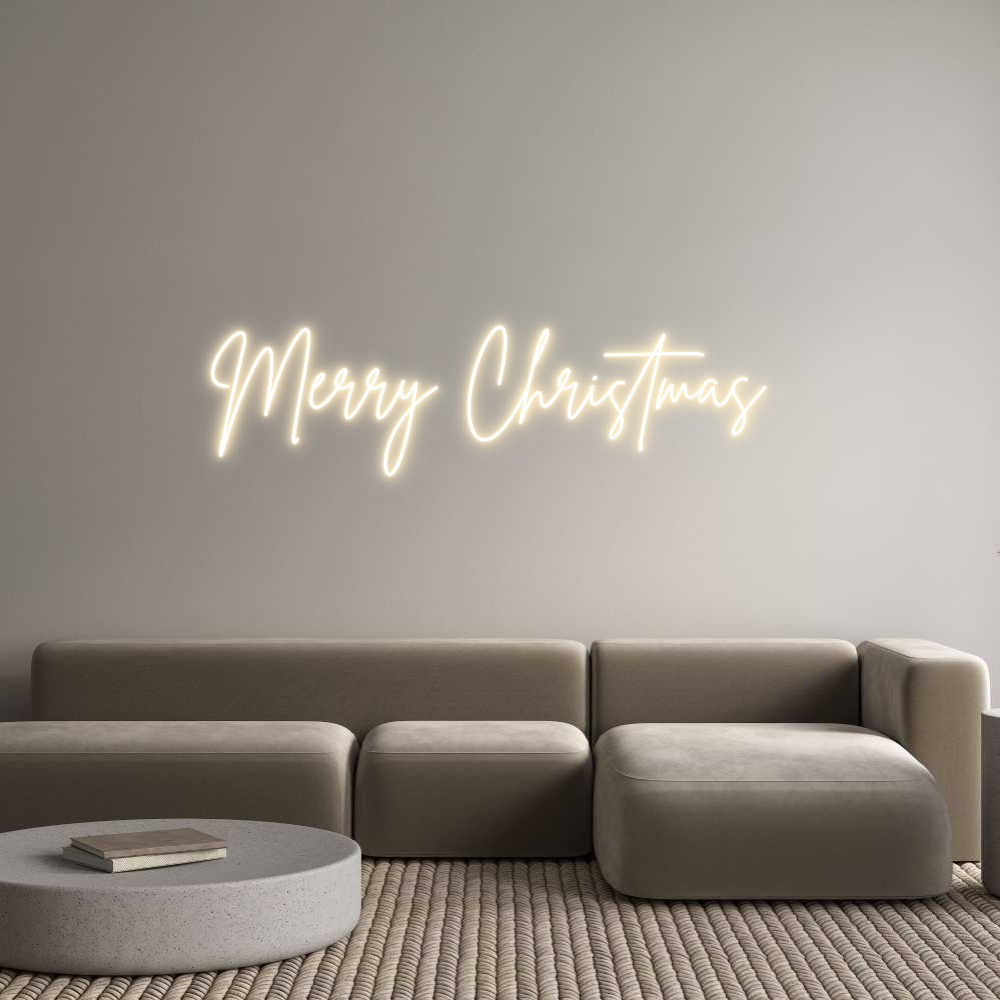 Custom Neon Sign Online Editor Merry Christm...