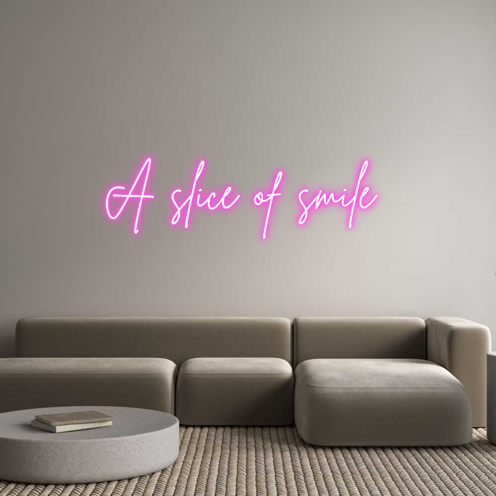 Custom Neon Sign Online Editor Et stykke sm...