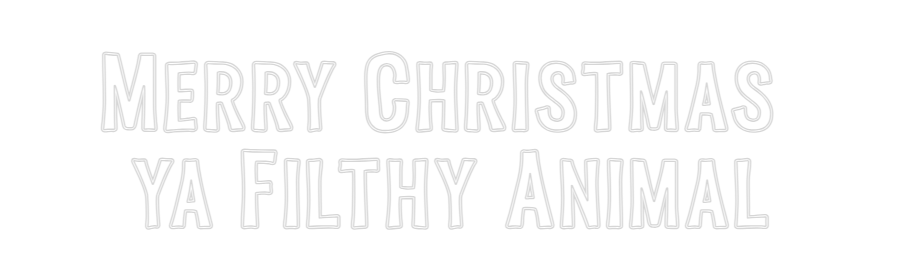 Editor online di insegne al neon personalizzate Buon Natale...