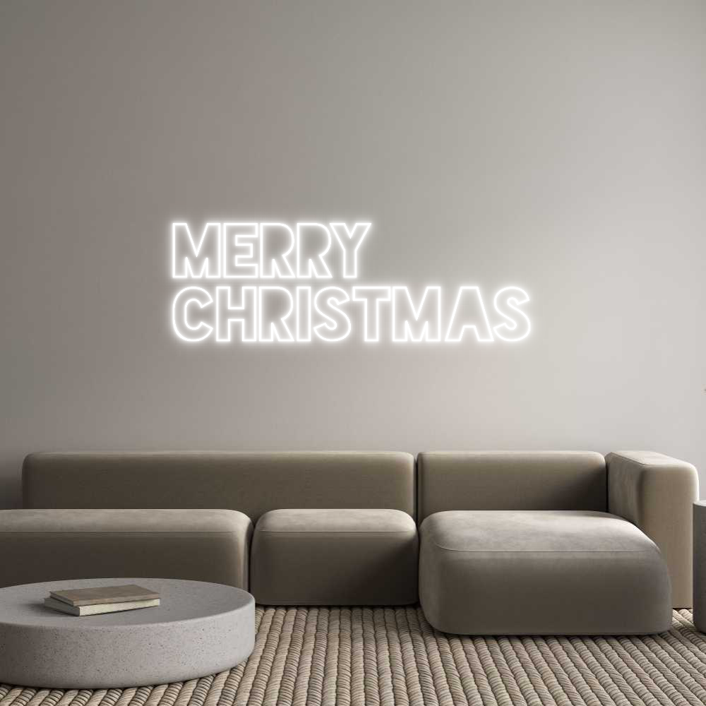 Custom Neon Sign Online Editor Merry
Christ...
