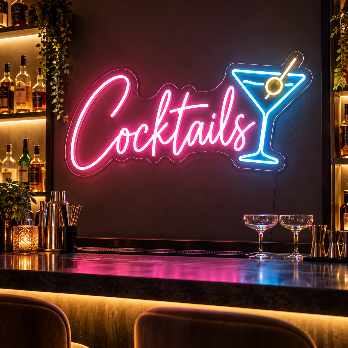 Custom Bar Neon Sign - AI Designer