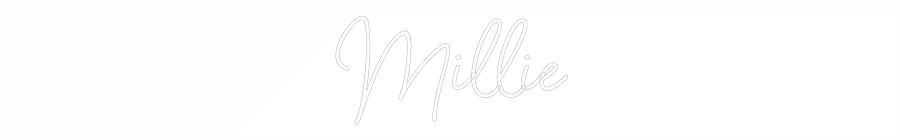 Custom Neon Sign Online Editor Millie