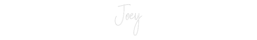 Custom Neon Sign Online Editor Joey