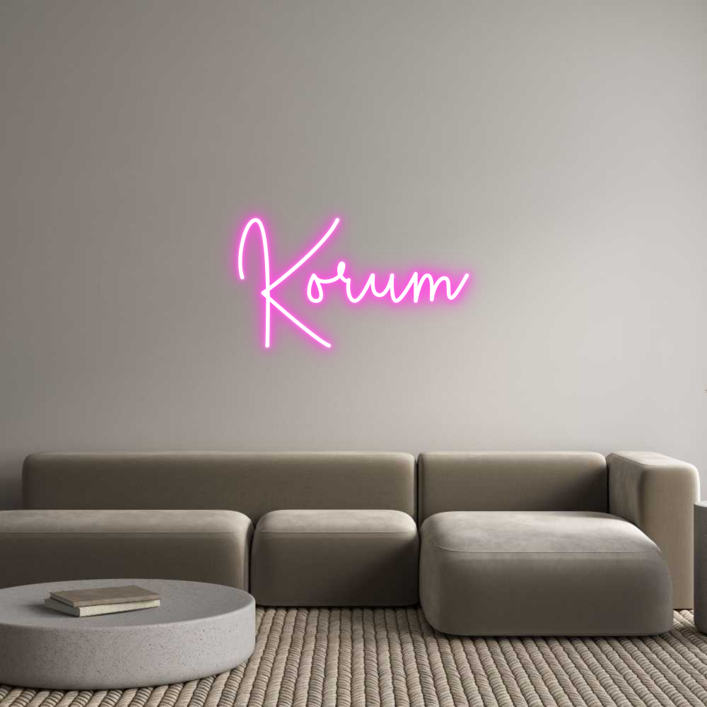 Custom Neon Sign Online Editor Korum