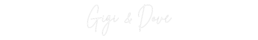 Benutzerdefinierter Neonschild-Online-Editor Gigi & Dove