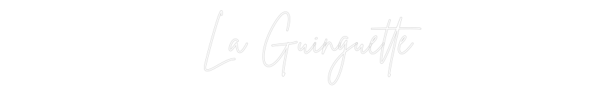 Custom Neon Sign Online Editor La Guinguette