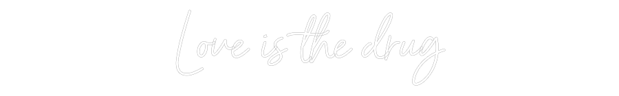 Editor en línea de letreros de neón personalizados El amor es el d...