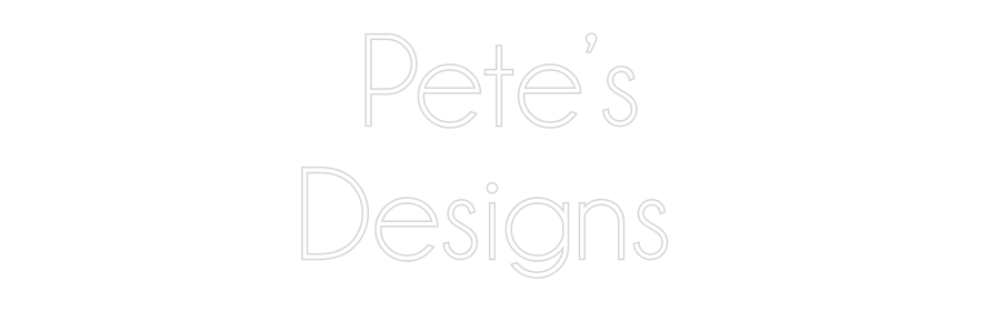 Custom Neon Sign Online Editor Pete's
 Desi...