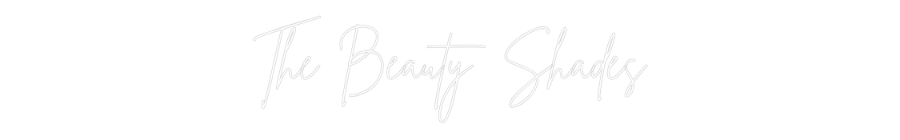Custom Neon Sign Online Editor The Beauty Sh...