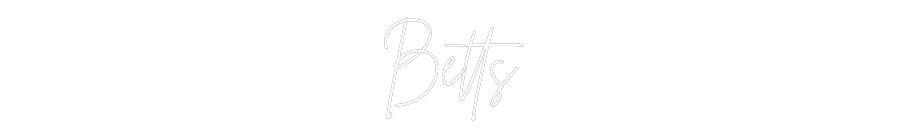 Custom Neon Sign Online Editor Betts