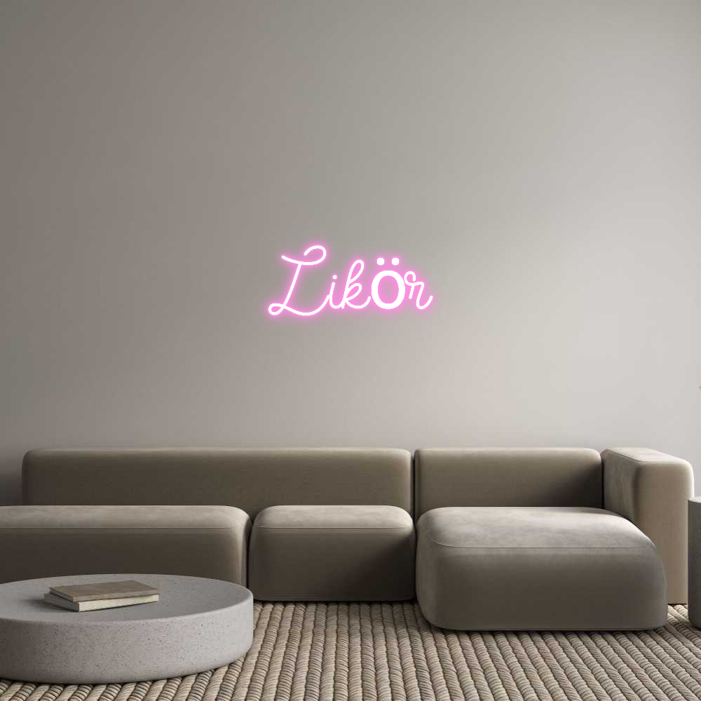 Custom Neon Sign Online Editor Likör