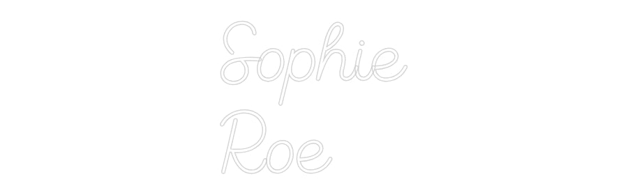 Editor online di insegne al neon personalizzate Sophie
Capriolo