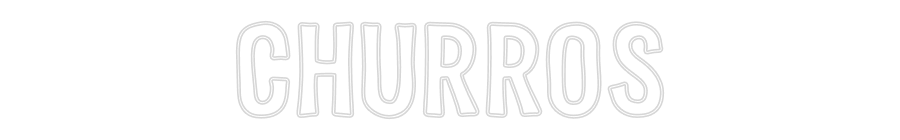 Custom Neon Sign Online Editor CHURROS