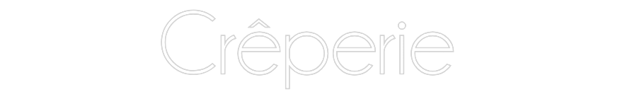 Custom Neon Sign Online Editor Crêperie