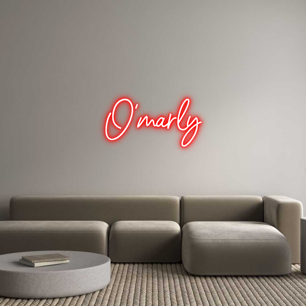 Custom Neon Sign Online Editor O'marly