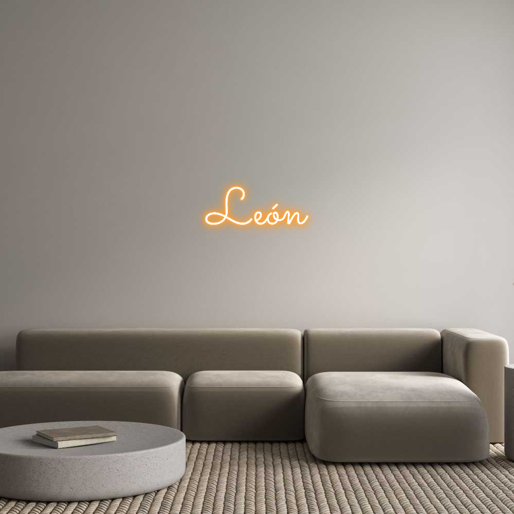 Custom Neon Sign Online Editor León