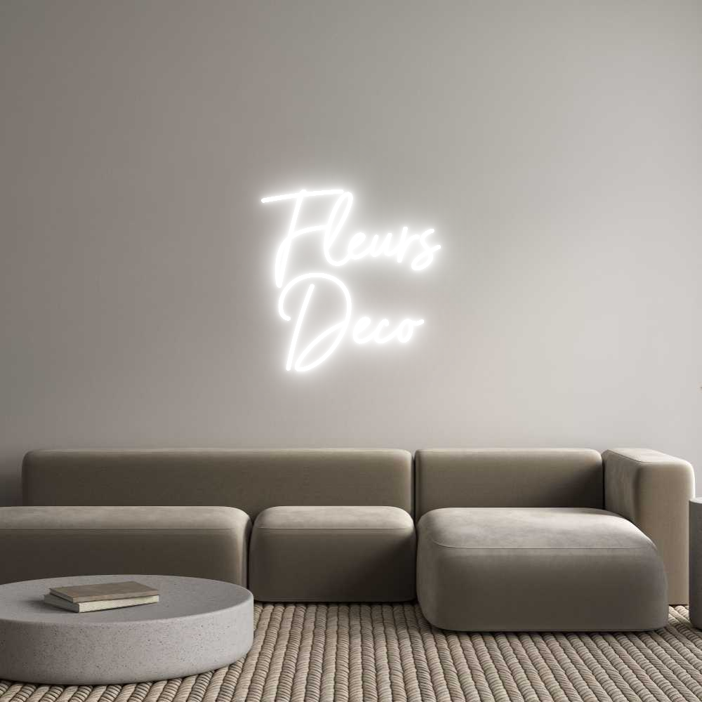 Custom Neon Sign Online Editor Fleurs
Déco