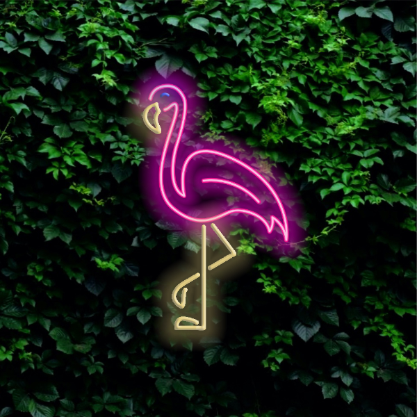 Flamingo LED Neon Sign - Planet Neon Made in London Neon Signs