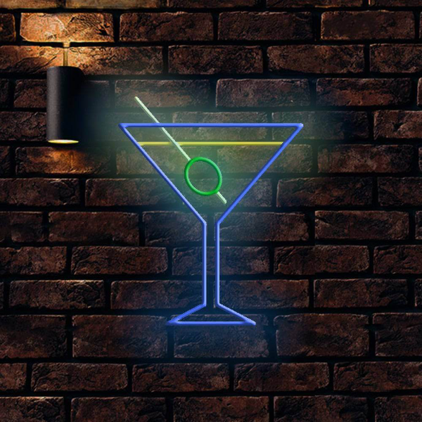 Martini Getränk führte Neonschild - Hergestellt no London Club Pub Neon Zeichen