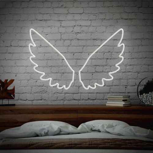 Panneau néon LED Angel Wings - Planet Neon Fabriqué à Londres