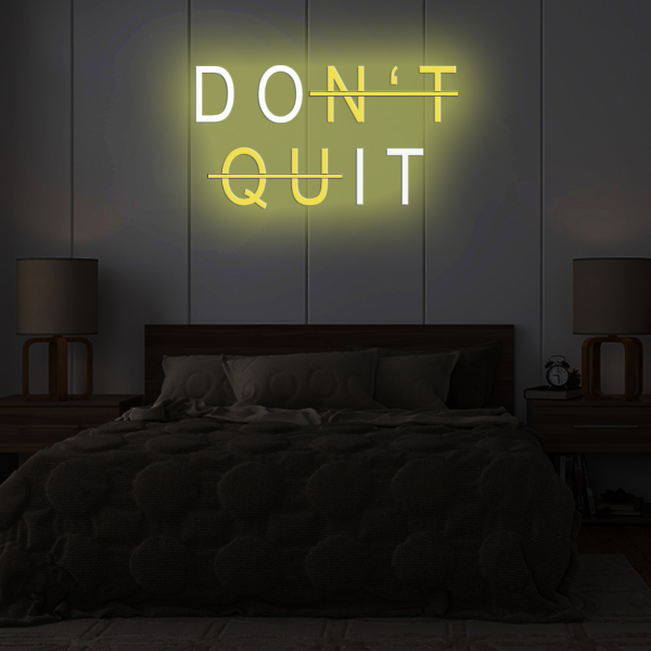 Non fermarti con i neon al neon - creati a Londra Inspirational Neon Signs