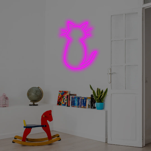 Insegna al neon a LED a forma di gatto - Planet Neon Made in London Insegne al neon