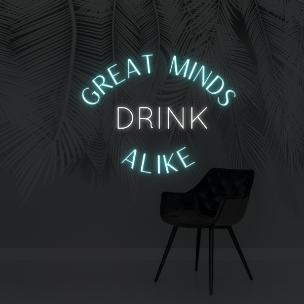 Great Minds Part op maat gemaakte LED-neonreclame