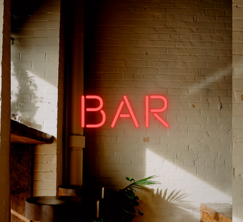 Panneau néon LED pour bar - Fabriqué à Londres Enseignes néon pour pubs et clubs