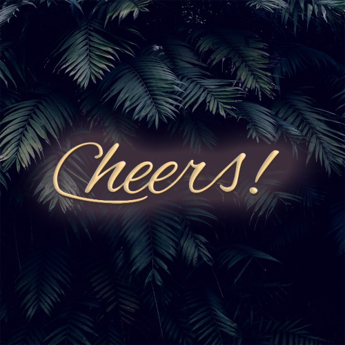 Cheers Led Neon Sign - Made in London Party Neon Signs