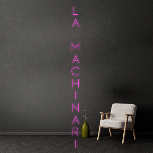 Insegna al neon verticale personalizzata - Editeur en ligne - Made in London - Luce al neon a LED