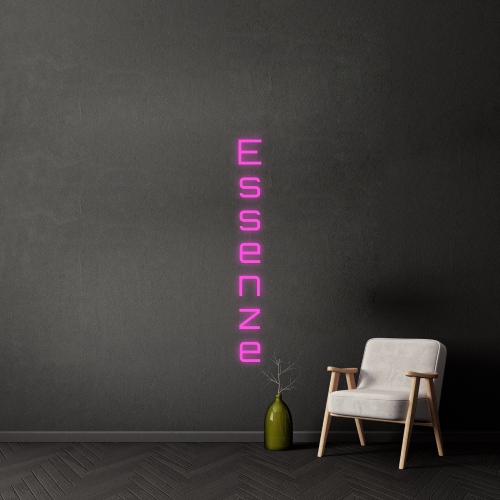 Insegna al neon verticale personalizzata - Editor online - Made in London - Luce al neon a LED