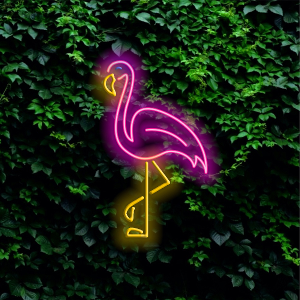 Letrero de neón LED Flamingo - Planet Neon Letreros de neón fabricados en Londres